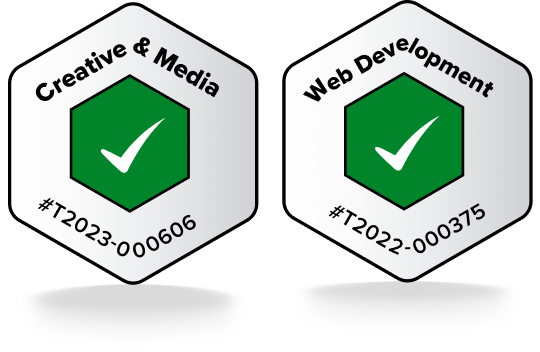 Construct Digital partner and accreditation badges