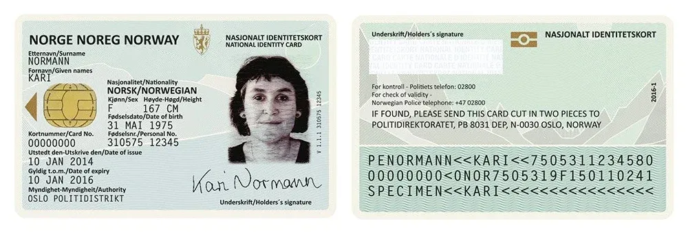 Philippine National ID Norway National ID